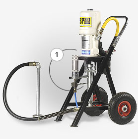 Аппарат окрасочный с пневмоприводом ASP-281