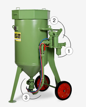 Абразивное оборудование Contracor DBS-100 RCS