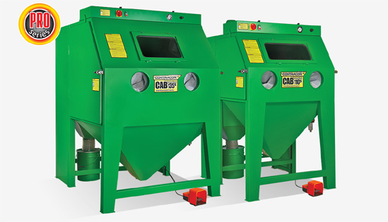 Эжеккторные абразивоструйные кабины СAB-110S, CAB-135S