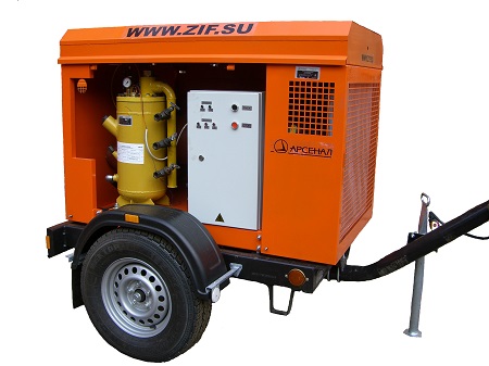 Технические характеристики винтовых компрессорной станции ЗИФ