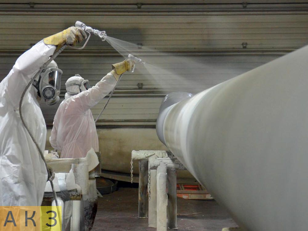 Окрасочный аппарат на несколько пистолетов краскопультов (два и более)