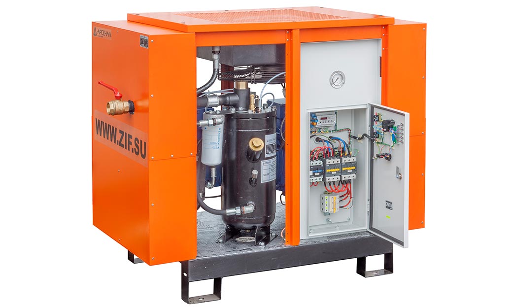 Компрессор ЗИФ-СВЭ-ШР шумозащищенный