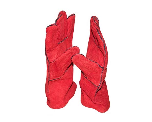 Краги из спилка, пятипалые