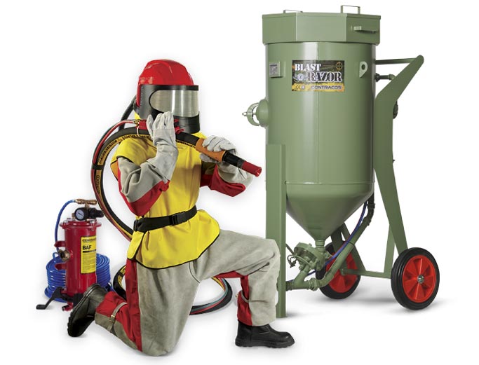 Фирменный комплект абразивного оборудования Contracor BlastPack-200 купить в Перми