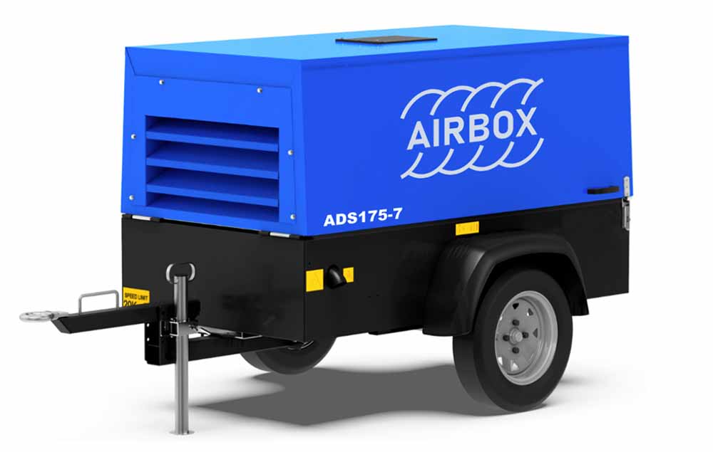 Купить дизельный компрессор AirBox ADS175-7, 7 бар, 5 м3/мин
