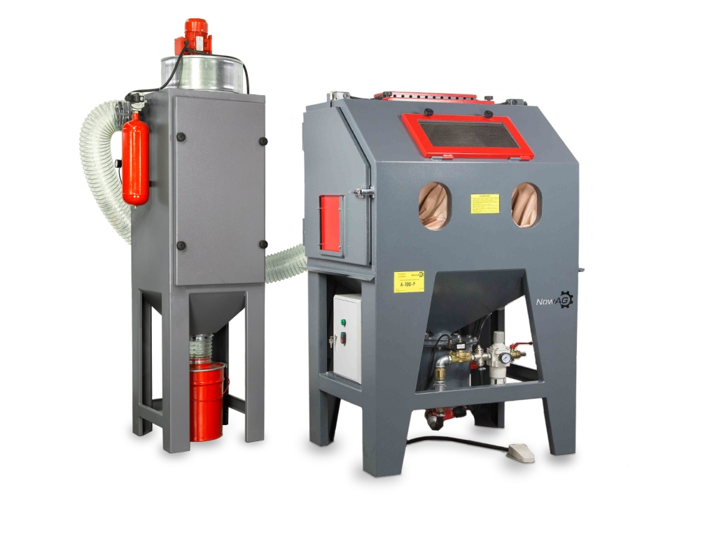 Купить NowAG A-80/100/120/140PF камеры абразивоструйные напорного типа с фильтром