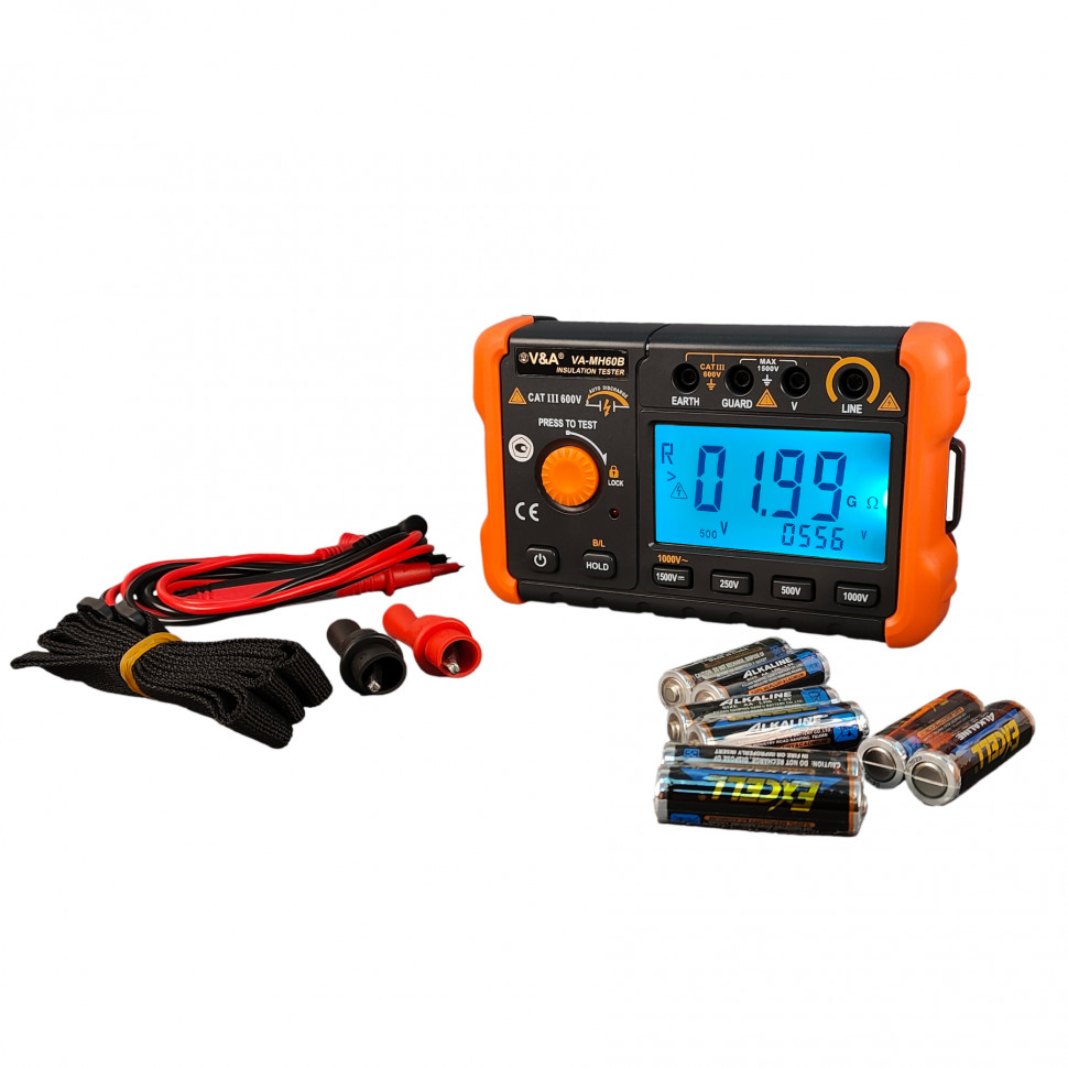 Комплектация Мегаомметр VA-MH60B