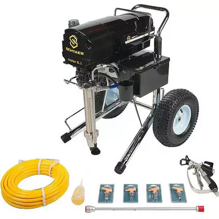 Аппарат обладает мощностью 3,0 кВт, работающий под давлением 227 Бар