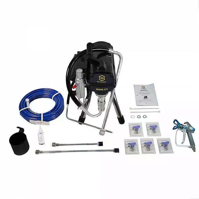 Schtaer Mars 21i - аппарат безвоздушного распыления интерьерных и фасадных ЛКМ.