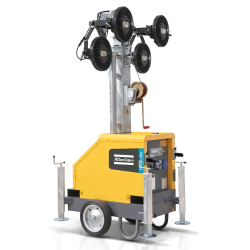 Осветительная мачта со светодиодными лампами HiLight E5+ Atlas Copco