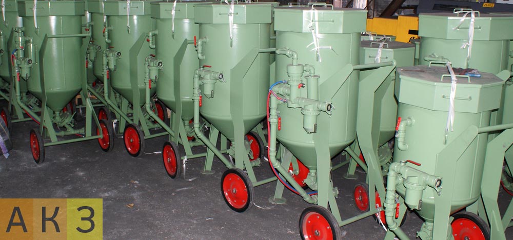 Пескоструйные аппараты в наличии на складе в Перми